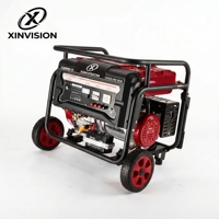 Generador de Gasolina de 5kW para Toda la Casa, 190F 420cc, Tanque de Combustible Grande de 25L, Arranque Eléctrico AVR, Generador de Gasolina para Pequeñas Empresas