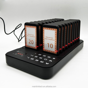 Beeper ระบบเพจเจอร์ร้านอาหารคาเฟ่ร้านไอศกรีมรอเข้าแถวรับอาหาร20หน่วย Ml-T20b สื่อสารระยะทาง150เมตร - Product Image 3