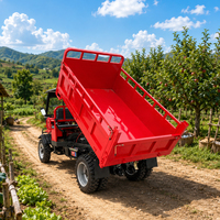 Mini-camion à 4 roues, véhicule de transport pour la construction de tunnels, véhicule diesel à quatre roues, mini-dumper diesel à quatre roues