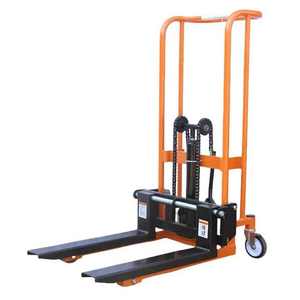 1.2m Micro Forklift <strong>Trolley</strong> 260kg Dynamic Stacker Car Hydraulic Pallet Driver Manual Wheelbarrow for <strong>Small</strong> Household Platform - Product Image 1