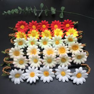 Diademas de guirnalda floral con corona de flores a la moda para niña dama multicolor para fiesta de boda - Product Image 6