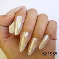 Faux ongles préfabriqués style Ins, effet œil de chat, haut de gamme, pour un look 'French Hot Girl', vente en gros, export