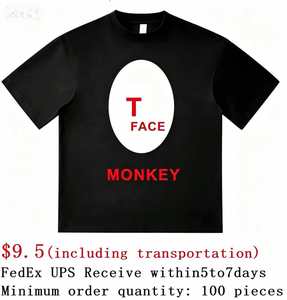 $9.5 Incluyendo envío. Camiseta de Algodón Puro con Estampado de Letras 1:1, Transpirable, de Corte Holgado, Estilo Hip Hop, para Hombre, Diseño Moderno y a la Moda - Product Image 1