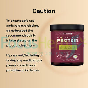 Suplemento de FocusHerb, péptidos de colágeno múltiple en polvo, carne de res alimentada con pasto, pollo, pescado salvaje, colágeno múltiple - Product Image 5