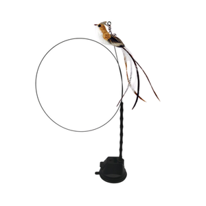 Usine personnalisable stocké oiseau-forme interactif chat jouets simulé plume oiseau taquineries bâton chat jouet - Product Image 2