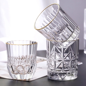 Verre à dégustation de whisky écossais classique, verre à whisky en cristal de luxe de 12 oz avec bord doré - Product Image 4