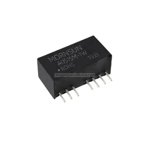 DC - DC 모듈 A0515M-1W 출력 플러스 또는 마이너스 4.5 V ~ 5.5 V ~ 15 V / + 33 ma A0515M-1W 의 두 쌍의 입력 범위