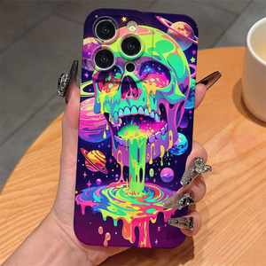 เคสป้องกันกันกระแทก TPU นิ่มลายผีฟักทองสุดสร้างสรรค์อย่างมีสไตล์สำหรับ iPhone 11-17พร้อมการพิมพ์ยูวีจากแบรนด์จีน - Product Image 2