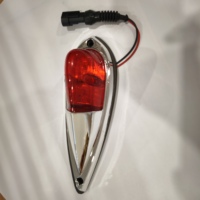 Feu de position latéral LED 24V pour camion, lampe d'avertissement de sécurité, feu arrière de dégagement latéral pour camion avec connecteur Superseal 2P