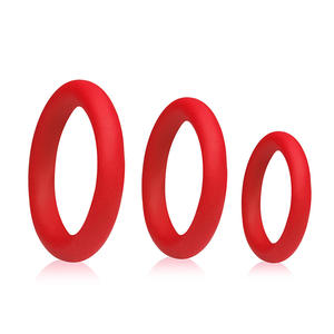 医療グレードシリコンフレキシブル男性ペニス遅延射精コックリングディルド大人のおもちゃ男性 - Product Image 3