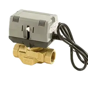 Motores de válvula 3 cables 2 termostato de control interruptor de válvula eléctrica dispositivo HVAC para calefacción de suelo de agua