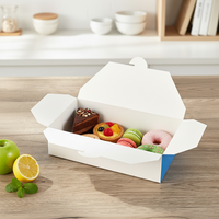 Emballage alimentaire simple, pliable et recyclable pour chocolats, bonbons, fleurs pressées, gâteaux de lune, biscuits de neige, tartes aux œufs, macarons