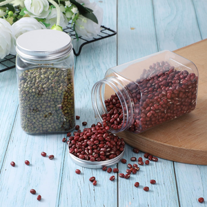 Hot Sale Food Grade PET Transparent <b>Plastic</b> Storage Tank with Screw <b>Cap</b> for Dry Food and Tea Storage - Product Image 5