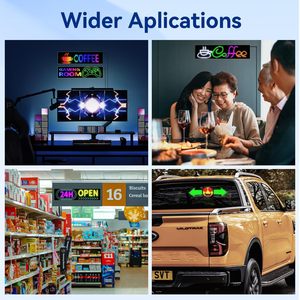 ไฟ LED ป้าย NEMGOME ลายตาปีศาจ ขนาด 13.6 x 4.1 นิ้ว ใช้พอร์ต USB 5V ควบคุมผ่านแอพพลิเคชั่น สำหรับตกแต่งภายในรถยนต์ - Product Image 3