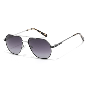 Lunettes de soleil octogonales Avia tor polarisées avec verres TAC, monture en métal, protection UV400, unisexes, pour les voyages, la course à pied et le cyclisme - Product Image 6