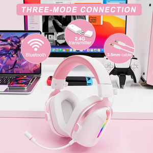 <span class=keywords><strong>Casque</strong></span> de jeu SADES Defender <span class=keywords><strong>avec</strong></span> <span class=keywords><strong>micro</strong></span>, 50 mm de haut-parleurs, connexion trois modes, filaire, <span class=keywords><strong>sans</strong></span> <span class=keywords><strong>fil</strong></span>, RGB - Product Image 3