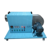Calentador de Aire Industrial de 600 Grados con Ventilador de Aire Caliente, Motor de Secado para Calentamiento de Acero Inoxidable
