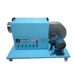 Chauffage industriel à air chaud 600 degrés avec ventilateur souffleur d'air chaud, moteur, équipement de séchage alimenté par moteur pour le chauffage de l'acier inoxydable - Product Image 3
