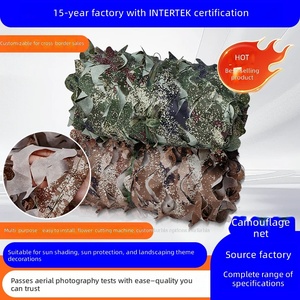 <span class=keywords><strong>Filet</strong></span> <span class=keywords><strong>de</strong></span> <span class=keywords><strong>camouflage</strong></span> monocouche anti-photo et anti-satellite, en nylon/polyester, anti-UV, pour activités <span class=keywords><strong>de</strong></span> plein air - Product Image 2