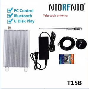 Transmisor FM Estéreo NIO-T15B de 15w con Control por <span class=keywords><strong>PC</strong></span>, Kit de Función Azul - Product Image 1