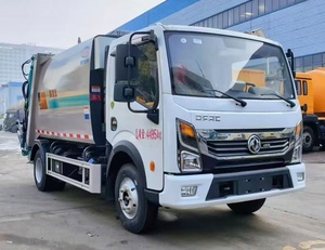 Camion Compattatore per Rifiuti Dongfeng 6 CBM 4x4 Diesel con Caricatore Posteriore per Raccolta Rifiuti Urbani - Product Image 1