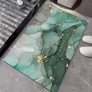 שטיח אמבטיה ידידותי לסביבה, עיצוב מודרני, כל הגדלים, עשוי מאדמת דיאטומית, סופג מים, נגד החלקה. - Product Image 2