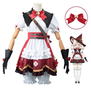 Anime juego <span class=keywords><strong>Genshin</strong></span> impacto bruja personaje Cosplay disfraz peluca conjunto vestido Halloween fiesta traje - Product Image 1
