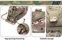 SIVI personnalisé 500D Cordura Micro Dump Drop Pouch Magazine recyclage tactique Molle pochettes ceinture sac