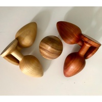 Jouet sexuel portable moderne pour adultes, massage anal et de la prostate par insertion arrière - Plug anal en bois