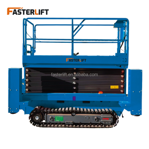 รถยกแบบกรรไกรไฟฟ้า ยี่ห้อ Mike Factory ราคาโรงงาน ขนาด 16 ม. 18 ม. แบบตีนตะขาบ สำหรับงานยกสูง - Product Image 1