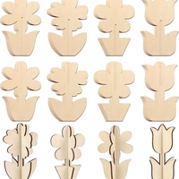 Lot de 24 décorations suspendues en MDF 3D en forme de citrouille pour enfants, à découper, à peindre et à décorer soi-même, idéales pour les fêtes et la maison