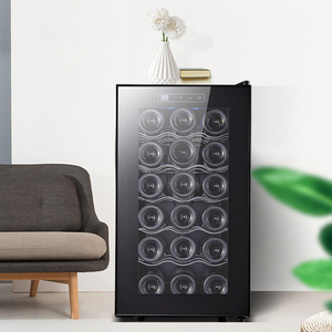 Refrigerador <span class=keywords><strong>de</strong></span> vino silencioso <span class=keywords><strong>de</strong></span> 18 botellas Enfriador <span class=keywords><strong>de</strong></span> vino <span class=keywords><strong>de</strong></span> lujo para el hogar Cocina Hotel u oficina - Product Image 1