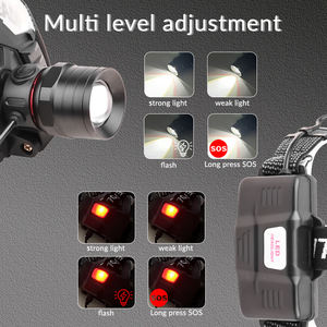 1000lumen 30W lampe frontale extérieure 1000m <span class=keywords><strong>longue</strong></span> portée SOS 4 Mode Zoom télescopique Portable <span class=keywords><strong>LED</strong></span> pour la pêche <span class=keywords><strong>phare</strong></span> <span class=keywords><strong>de</strong></span> <span class=keywords><strong>travail</strong></span> 2*18650 - Product Image 3