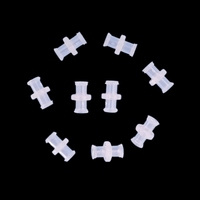 Adaptateur plastique médical PP double femelle Luer à filetage droit, connecteur Luer Lock pour seringue en plastique