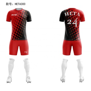 Tenues de football de haute qualité pour équipes et clubs, maillots de football, ensemble deux pièces, shorts pour hommes, ensemble de maillots de football personnalisés par sublimation, pour enfants - Product Image 2