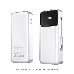 Sạc dự phòng di động 10000mAh, sẵn sàng cho chuyến đi, kèm cáp mở rộng và màn hình kỹ thuật số, sạc nhanh 22.5W OJD-C03 - Product Image 2