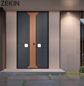 ZEKIN Customizable Aluminum Alloy Glass Folding Doors with Sound <b>Insulation</b> Modern Design for Indoor Use - Product Image 1