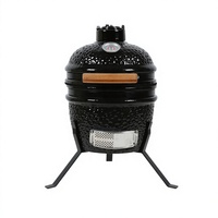 MCD 12 pouces rôtissoire Kamado céramique intérieur charbon de bois sans fumée BBQ Grill avec trois pieds