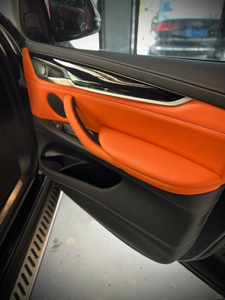 <span class=keywords><strong>Coprisedili</strong></span> in Pelle Neri e Rossi con Sfondo Rosso per Sedili Anteriori e Posteriori BMW <span class=keywords><strong>Audi</strong></span> - Product Image 5