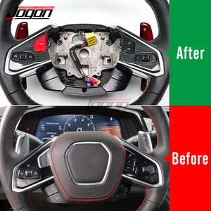Changement de vitesse de volant de voiture, en Fiber de carbone, pour Chevrolet <span class=keywords><strong>Corvette</strong></span> C8 2020 <span class=keywords><strong>2021</strong></span> 2022, pièces de rechange - Product Image 6