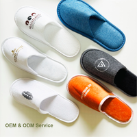 Chaussons jetables haut de gamme pour hôtels, en polaire corail blanc, semelle EVA, bout fermé, épaisseur 6 mm, durables, doux, pour adultes et enfants