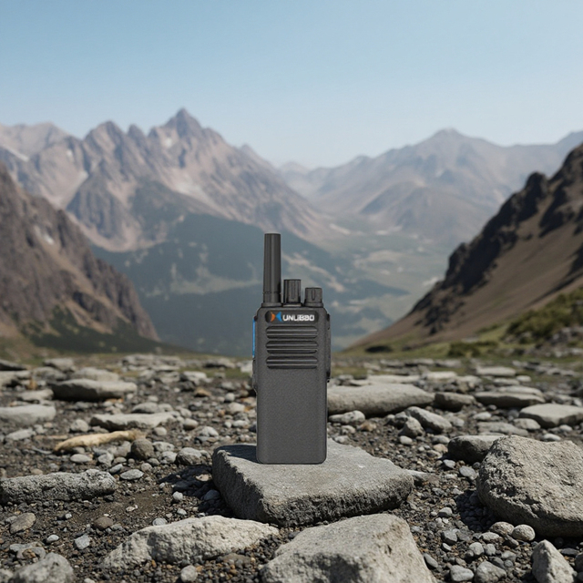 10W High-Power Frequency Intercom One-Button Walkie Talkie for Outdoor Mountainous Areas Handheld Mobile Radio with 5km Range