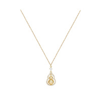 XL300 Mini collier pendentif gourde en or, collier en acier inoxydable chaîne amulette réglable pour femmes bijoux porte-bonheur