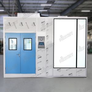 Salle blanche portable ISO 5 Panneau <span class=keywords><strong>sandwich</strong></span> de nettoyage de l'air Salle blanche modulaire en croissance de champignons - Product Image 2