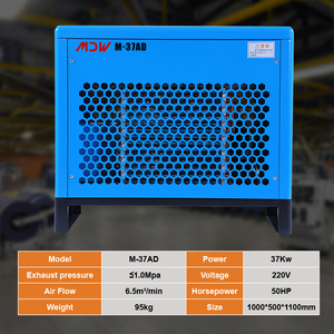 Secador de Aire de Alta Calidad a Buen Precio, 37kw/50hp, Enfriamiento por Aire, Industrial, Metálico, 6.5m/min, 10 Bar - Product Image 4