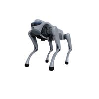 Robot chien quadrupède de haute qualité en alliage d'aluminium et plastique technique pour la sécurité intelligente, la patrouille, l'inspection et les applications industrielles (tuyaux et usines)