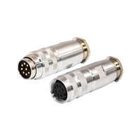 Connecteur circulaire M16 IP67 mâle-femelle, câble 5 broches, prise de capteur à souder, connecteur étanche M16 8 broches