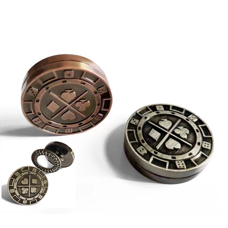 Custom New Structure EDC Push Fidget Slider EDC MOT Sky