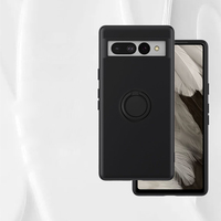 Étui de téléphone portable étanche de haute qualité en TPU avec béquille, résistant aux chocs, en silicone liquide, compatible avec Google Pixel 7 8