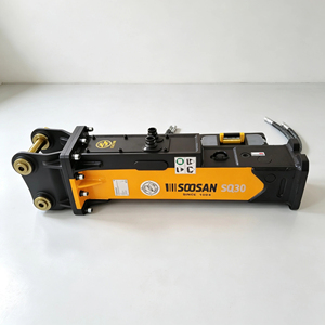 Casse-roche hydraulique silencieux de type boîte SOOSAN SQ30, pour excavatrice de 2 à 4,5 tonnes, marteau de démolition de roche, garantie 1 an - Product Image 1